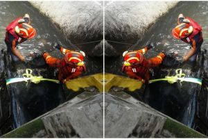 Sempat sulit dicari, ini nasib Grand Livina yang terseret banjir 