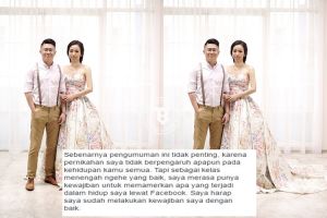 Tanpa pesta pernikahan pasangan ini pilih liburan ke luar negeri 