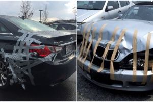 Bukannya diperbaiki, 12 bagian mobil ini malah dilakban, darurat ya?