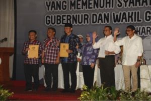 Agus-Sylviana nomor 1, Ahok-Djarot nomor 2, dan Anies-Sandiaga nomor 3
