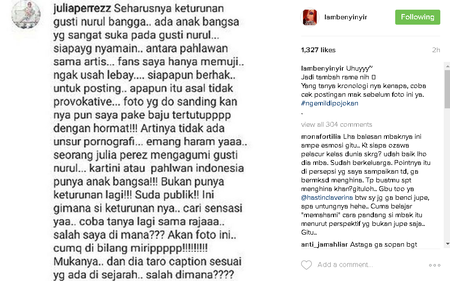 Jupe Gusti Nurul © 2016 brilio.net Jupe Gusti Nurul © 2016 brilio.net