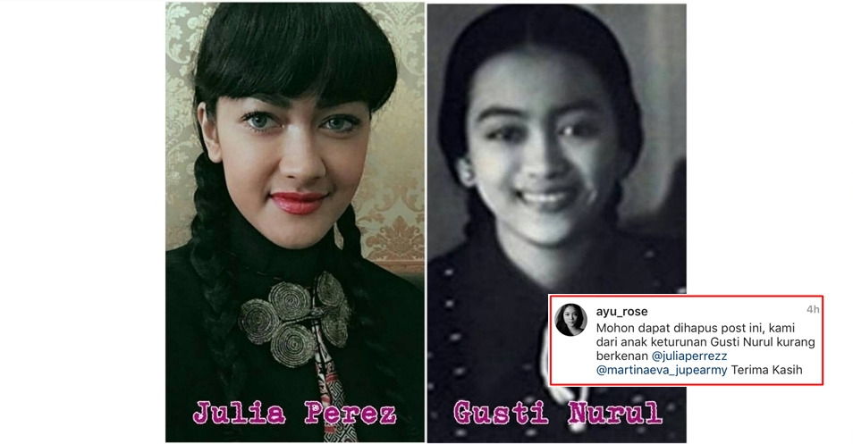 Gara-gara foto ini Julia Perez kabarnya bikin Keraton Solo murka