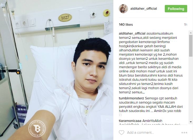 aldi taher kemoterapi © 2016 brilio.net aldi taher kemoterapi © 2016 brilio.net