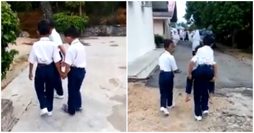 Tiga anak sekolah ini ajarkan pentingnya pertemanan yang tulus