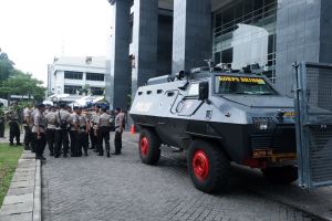 Sidang vonis Jessica dijaga 400-an aparat keamanan, super ketat lho