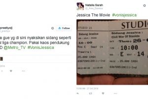 20 Tweet 'nyeleneh' ini warnai sidang vonis kasus Jessica