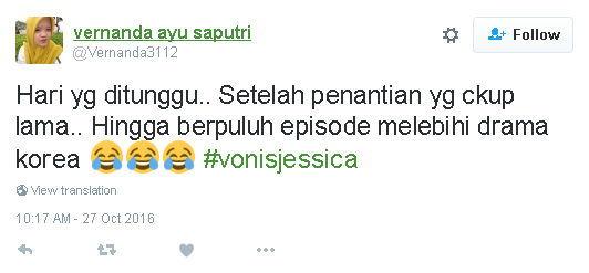 Twit #vonisjessica © 2016 brilio.net Twit #vonisjessica © 2016 brilio.net
