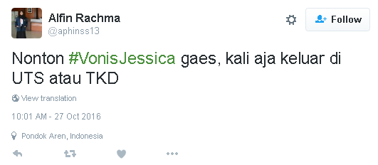 Twit #vonisjessica © 2016 brilio.net Twit #vonisjessica © 2016 brilio.net