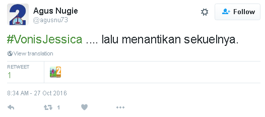 Twit #vonisjessica © 2016 brilio.net Twit #vonisjessica © 2016 brilio.net