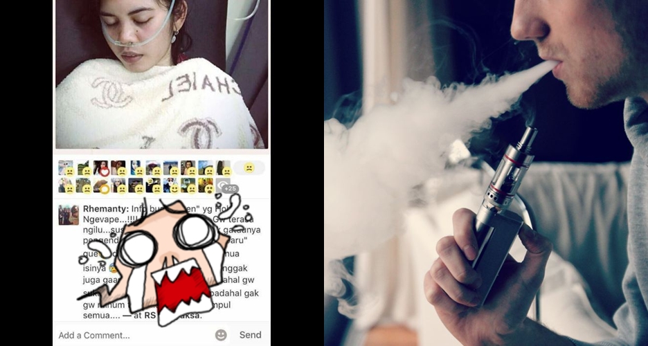 Curhatan gadis karena sering menggunakan Vape ini bikin ngeri