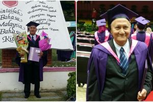 Pria ini baru dapat gelar sarjana di usia 69, kisahnya bikin mewek