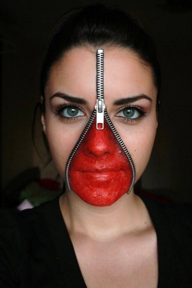 27 Foto cewek ini tunjukkan makeup bisa bikin wajah cantik jadi serem