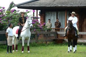 10 Potret keakraban Jokowi dan Prabowo di Hambalang, penuh gelak tawa