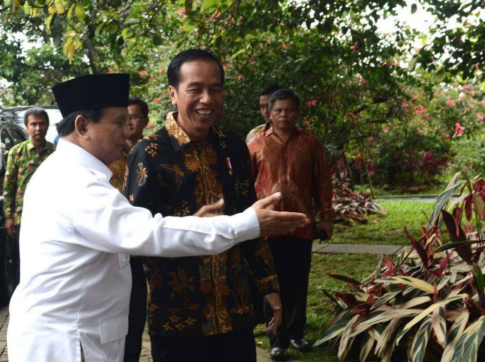 Jokowi dan Prabowo facebook Setneg Jokowi dan Prabowo facebook Setneg