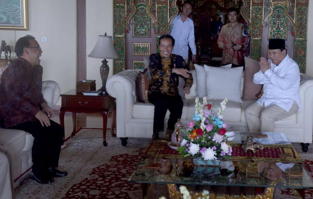 Jokowi dan Prabowo facebook Setneg Jokowi dan Prabowo facebook Setneg