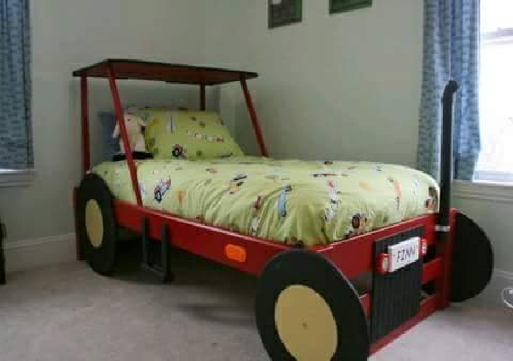 10 Inspirasi tempat tidur anak laki-laki bertema mobil ini keren abis