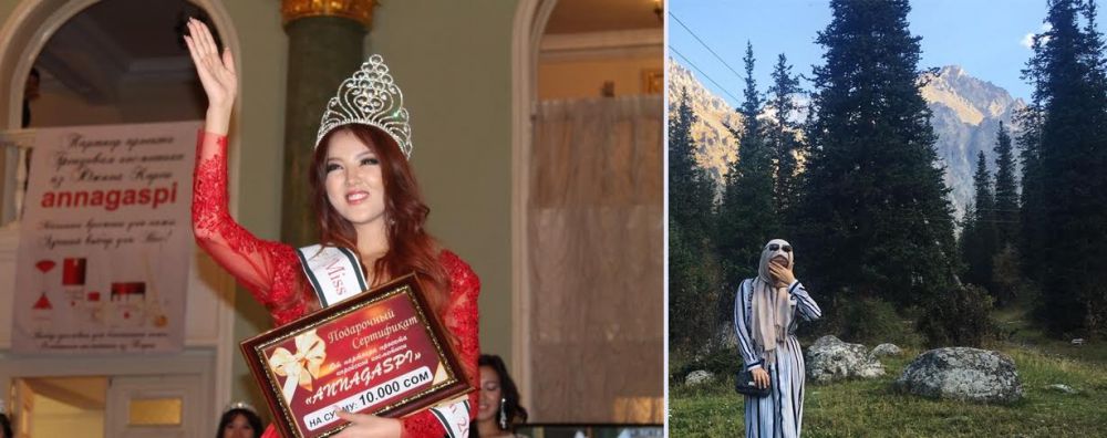 Transformasi Aikol Alikzhanova, Miss Kyrgyzstan yang kini berhijab