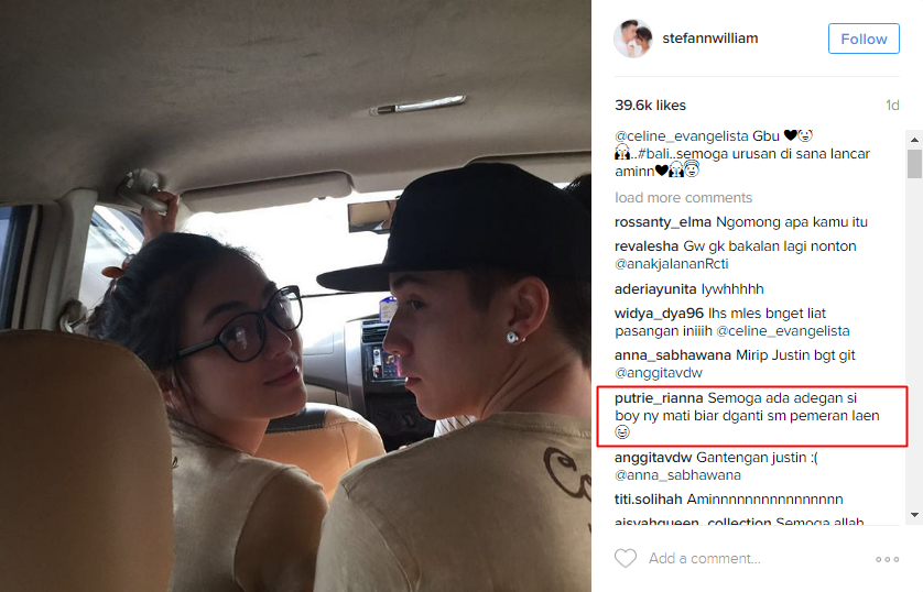 Komentar panas netizen untuk Stefann William 1-7 © 2016 brilio.net