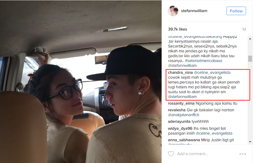 Komentar panas netizen untuk Stefann William 1-7 © 2016 brilio.net