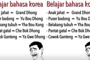 10 Meme Bahasa Korea ala Jawa ini dijamin bikin perut kamu mules
