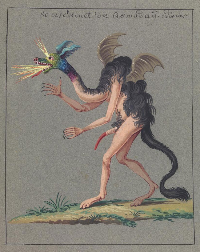 15 Gambar aneh di buku ajaran sesat abad ke-18 ini bikin merinding