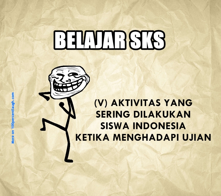 Meme belajar SKS berbagai sumber