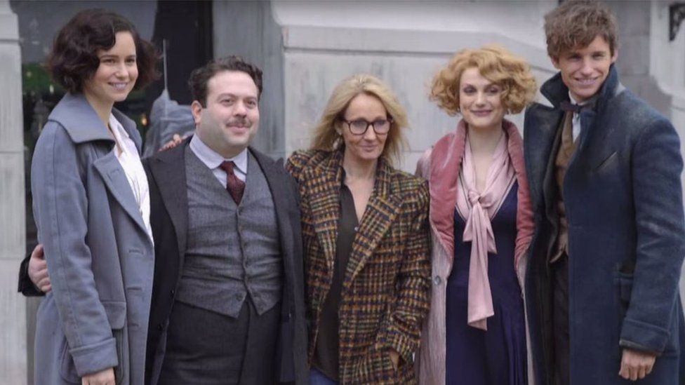 10 Foto behind the scene Fantastic Beasts, film prekuel Harry Potter