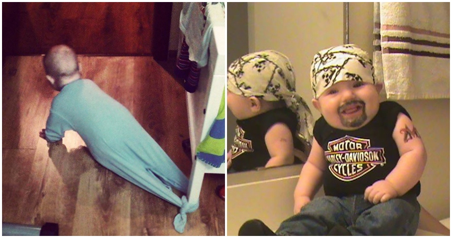 10 Foto ini tunjukkan kacaunya anak ketika ditinggal ibu