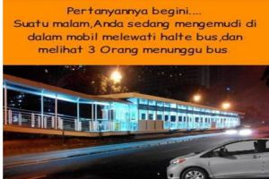 Ditanya mau selamatkan nenek, teman, atau cewek, jawab pria ini kocak