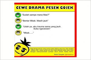 10 Percakapan cewek pesan Gojek ini kocak tapi juga ngeselin