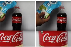 Ini yang terjadi kalau Cola dicampur susu lalu didiamkan beberapa jam