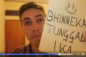 Pesan bule untuk orang Indonesia ini sadarkan pentingnya persatuan