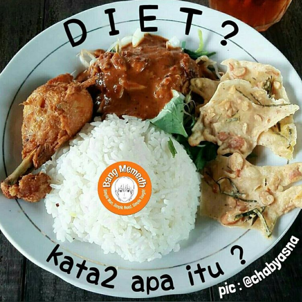10 Meme kocak lika-liku diet ini malah bikin badanmu gagal kurus