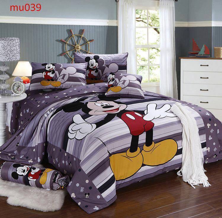 15 Bed cover bertema Mickey Mouse ini bikin tidur  anak 