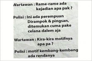  10 Meme percakapan antara wartawan & polisi ini bikin tersenyum kecut