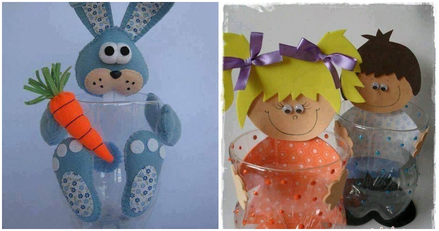 16 Kreasi toples lucu buat anak yang dibikin dari botol plastik bekas