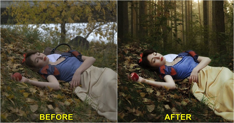 30 Foto before vs after editan Photoshop ini dijamin bikin kamu takjub