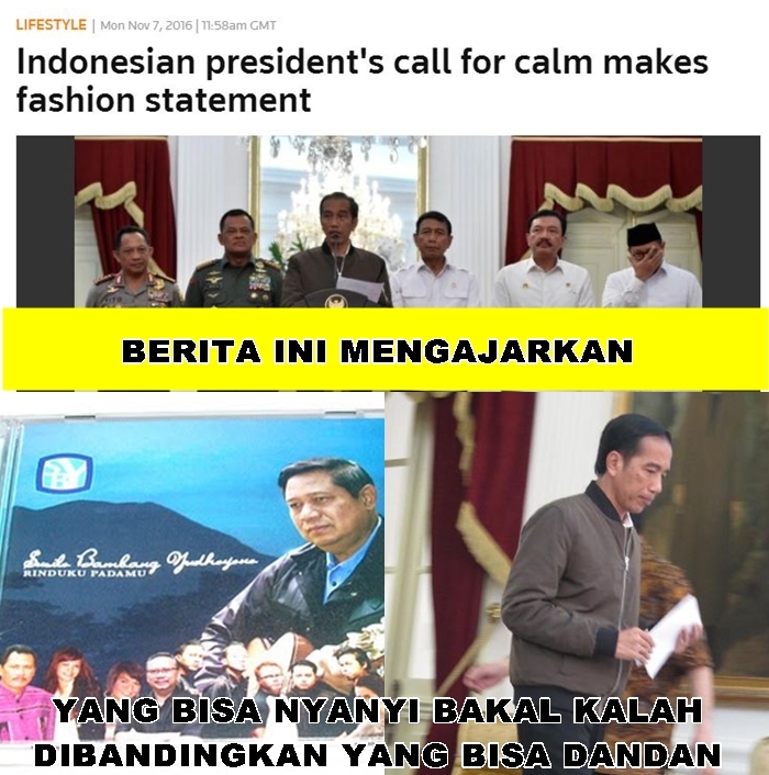 10 Meme kocak jaket bomber Jokowi ini bikin kamu ketawa cekikikan