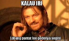 Meme Gedenya Segini © 2016 brilio.net