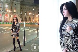 Syahrini kembaran baju dengan 4 seleb Hollywood ini, cetar siapa nih?