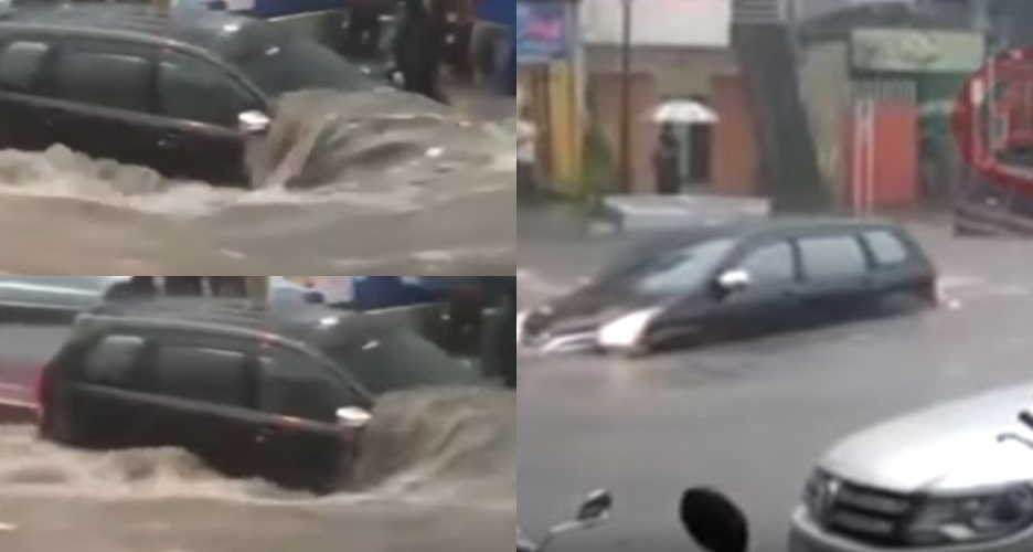 Ini kondisi Avanza yang terseret banjir di Bandung 9 November lalu