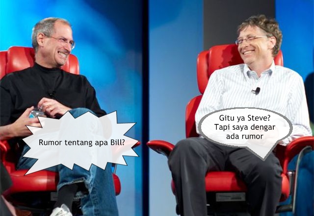 Obrolan Steve Jobs & Bill Gates tentang kondisi 'surga' ini kocak abis