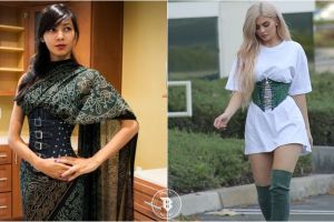 Lagi ngetren, 13 padu padan corset belt ini layak kamu jadikan OOTD