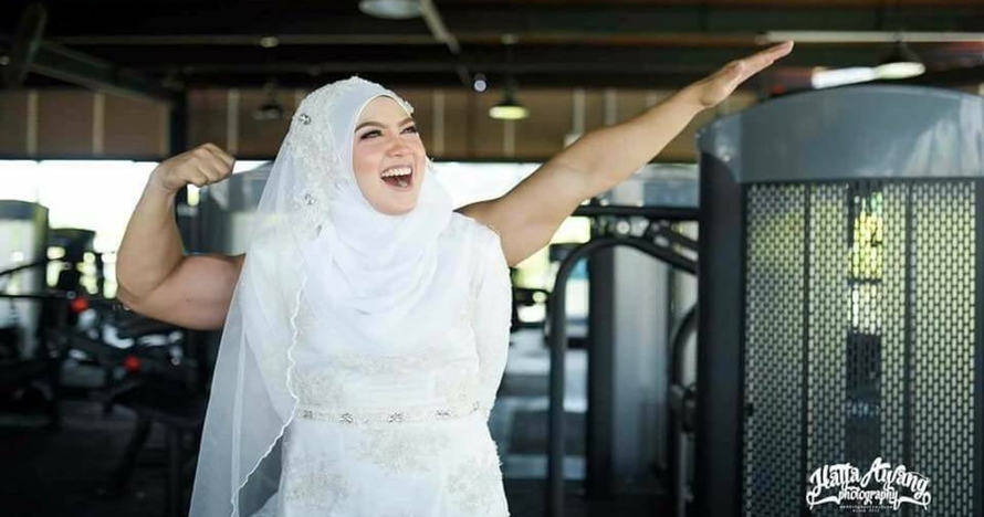 10 Foto prewedding di tempat fitness ini bikin melongo, berani tiru?