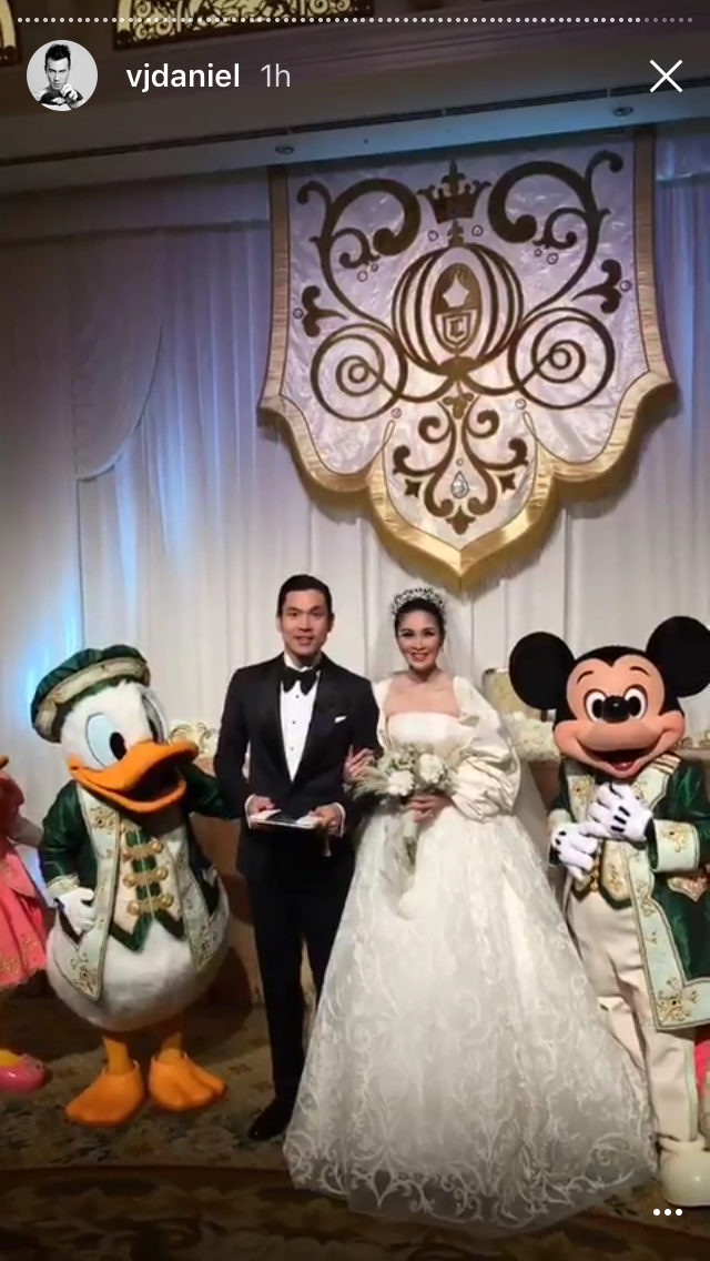 14 Foto pernikahan Sandra Dewi-Harvey Moeis di Disneyland, bikin iri