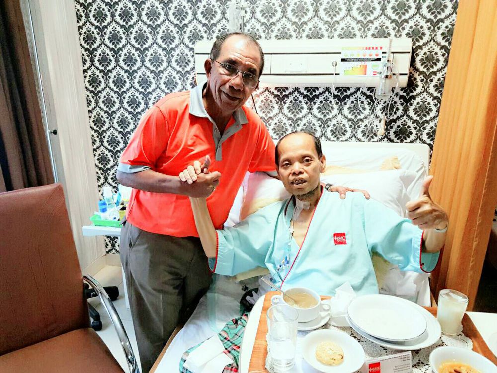 Foto-foto kondisi Sutan Bhatoegana yang kurus kering di rumah sakit