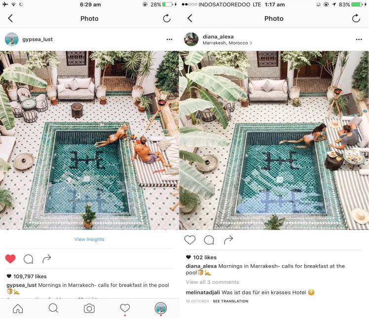 Pengen hits, pengguna Instagram ini diduga plagiat foto traveler lain