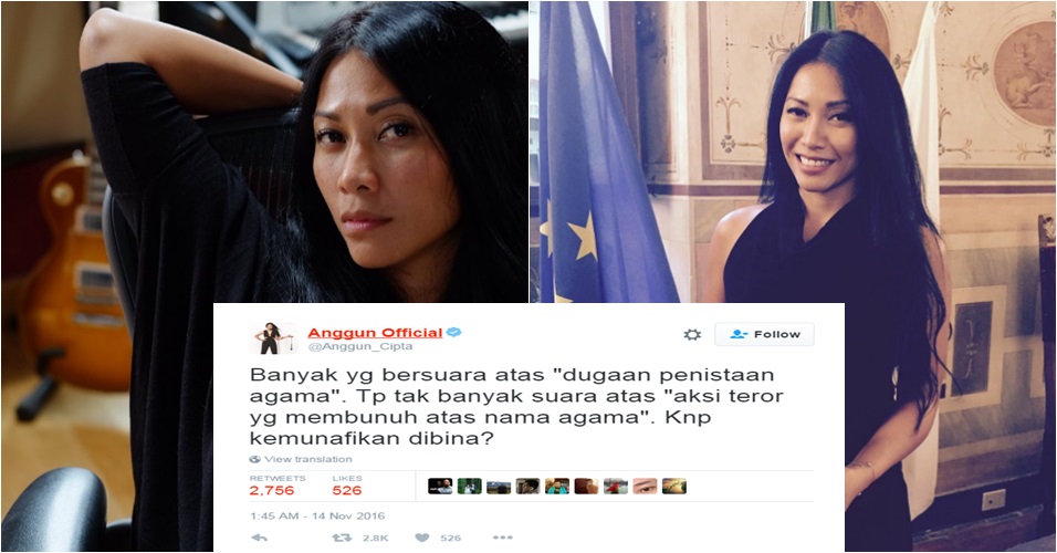 Kicauan Anggun soal 'penistaan agama' ini mendadak viral, ngena banget