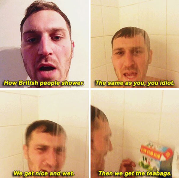 13 Meme 'beda gaya mandi di seluruh dunia' yang bikin ketawa cekikikan