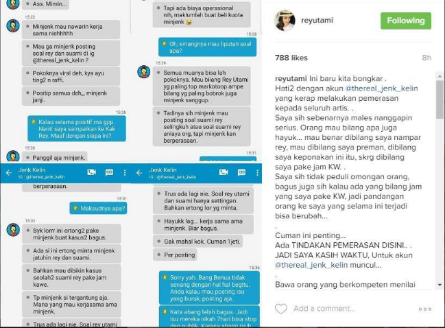 Perseteruan Rey Utami dan Jenk Kelin 1-3 © 2016 brilio.net